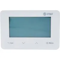 Беспроводной комнатный двухпозиционный регулятор STOUT ST-293v2, белый Беспроводной комнатный двухпозиционный регулятор STOUT ST-293v2, белый