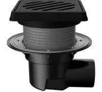 Трап регулируемый Fachmann T 615.1 PNsG 260x260 (горизонтальный выпуск, с прижимным фланцем, DN 110) Трап регулируемый Fachmann T 615.1 PNsG 260x260 (горизонтальный выпуск, с прижимным фланцем, DN 110)