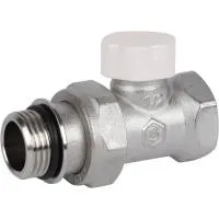 Клапан запорно-балансировочный прямой STOUT 1/2* (с дополнительным уплотнением) Клапан запорно-балансировочный прямой STOUT 1/2* (с дополнительным уплотнением)