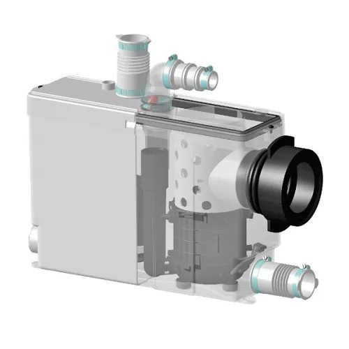 Канализационная насосная станция SFA Sanipack (для подвесного унитаза, раковины, душа) Канализационная насосная станция SFA Sanipack (для подвесного унитаза, раковины, душа)