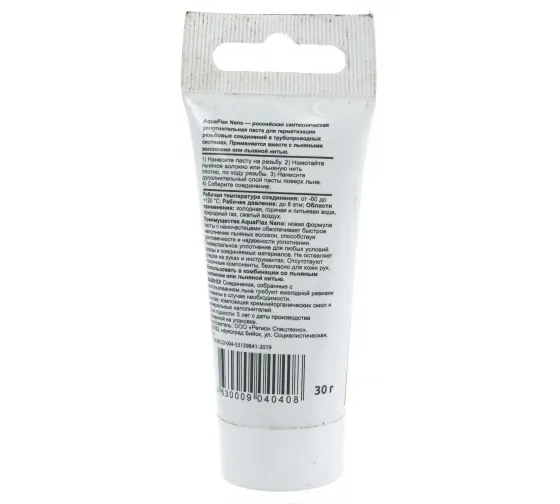 Паста уплотнительная Aquaflax nano, 30 г Паста уплотнительная Aquaflax nano, 30 г
