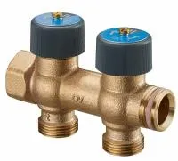 Коллектор для водоснабжения Oventrop Multidis R 1* х 3/4* - 2 отвода Коллектор для водоснабжения Oventrop Multidis R 1* х 3/4* - 2 отвода