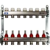 Коллекторная группа для теплого пола STOUT 0917 - 7 выходов Коллекторная группа для теплого пола STOUT 0917 - 7 выходов