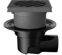 Трап регулируемый Fachmann T 615.0 PNsP 241x241 (горизонтальный выпуск, без прижимного фланца, DN 110) Трап регулируемый Fachmann T 615.0 PNsP 241x241 (горизонтальный выпуск, без прижимного фланца, DN 110)