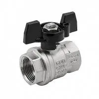 Кран шаровый внутренняя / внутренняя резьба, ручка бабочка Elsen Strong T 1* Кран шаровый внутренняя / внутренняя резьба, ручка бабочка Elsen Strong T 1*