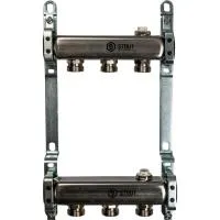 Коллекторная группа для отопления STOUT 0923 - 3 выхода Коллекторная группа для отопления STOUT 0923 - 3 выхода