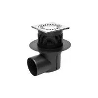 Трап канализационный с боковым сливом MCH Chudej 424 S N, с воротником, D110, сухой затвор - нержавеющая сталь Трап канализационный с боковым сливом MCH Chudej 424 S N, с воротником, D110, сухой затвор - нержавеющая сталь