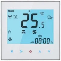 Термостат комнатный KVZ для внутрипольного конвектора, белый Термостат комнатный KVZ для внутрипольного конвектора, белый