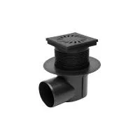 Трап канализационный с боковым сливом MCH Chudej 424 S Li, с воротником, D110, сухой затвор - чугун Трап канализационный с боковым сливом MCH Chudej 424 S Li, с воротником, D110, сухой затвор - чугун