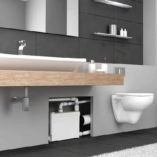 Канализационная насосная станция SFA Sanipack (для подвесного унитаза, раковины, душа) Канализационная насосная станция SFA Sanipack (для подвесного унитаза, раковины, душа)