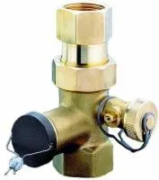 Кран для радиатора нижний угловой 1/2* Oventrop Combi 3 с преднастройкой, слив/заполнение и отключение Кран для радиатора нижний угловой 1/2* Oventrop Combi 3 с преднастройкой, слив/заполнение и отключение