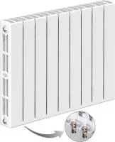 Радиатор биметаллический секционный Rifar SUPReMO Ventil 800 х 8 секций (подключение нижнее справа) Радиатор биметаллический секционный Rifar SUPReMO Ventil 800 х 8 секций (подключение нижнее справа)