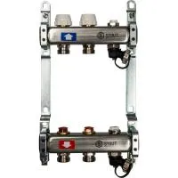 Коллекторная группа для отопления STOUT 0932 - 2 выхода Коллекторная группа для отопления STOUT 0932 - 2 выхода