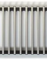 Решетка роликовая KVZ 180 х 20 х 800, натуральный алюминий Решетка роликовая KVZ 180 х 20 х 800, натуральный алюминий