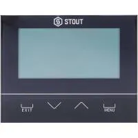 Беспроводной комнатный двухпозиционный регулятор STOUT ST-292v2, черный Беспроводной комнатный двухпозиционный регулятор STOUT ST-292v2, черный