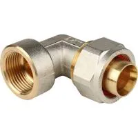 Обжимной угольник внутренняя резьба 90° STOUT 20 х 3/4* Обжимной угольник внутренняя резьба 90° STOUT 20 х 3/4*