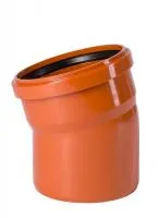 Отвод для наружной канализации Ostendorf KGB 110 х 15° Отвод для наружной канализации Ostendorf KGB 110 х 15°