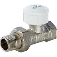 Кран под термоголовку для радиатора верхний прямой STOUT 1/2* Кран под термоголовку для радиатора верхний прямой STOUT 1/2*