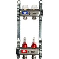 Коллекторная группа для теплого пола STOUT 0917 - 2 выхода Коллекторная группа для теплого пола STOUT 0917 - 2 выхода