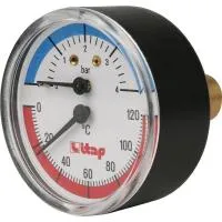 Термоманометр аксиальный Itap 485 (корпус Ø 63 мм) Термоманометр аксиальный Itap 485 (корпус Ø 63 мм)