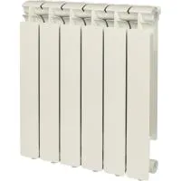 Радиатор алюминиевый секционный Stout Bravo 500 х 4 секции (подключение боковое) Радиатор алюминиевый секционный Stout Bravo 500 х 4 секции (подключение боковое)