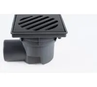 Трап нерегулируемый Fachmann Т 605 PNsP 241x241 (горизонтальный выпуск, DN 110) Трап нерегулируемый Fachmann Т 605 PNsP 241x241 (горизонтальный выпуск, DN 110)