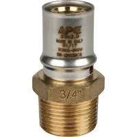 Пресс переходник наружная резьба STOUT 16 х 1/2* Пресс переходник наружная резьба STOUT 16 х 1/2*