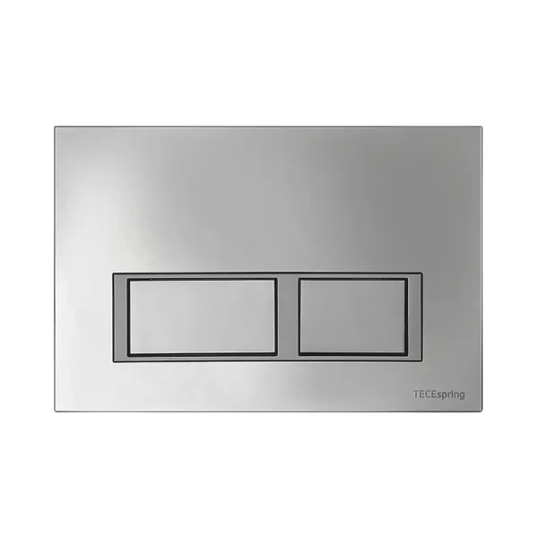 Комплект для установки подвесного унитаза: TECEspring, пластиковая панель смыва TECEspring V, хром глянцевый Комплект для установки подвесного унитаза: TECEspring, пластиковая панель смыва TECEspring V, хром глянцевый