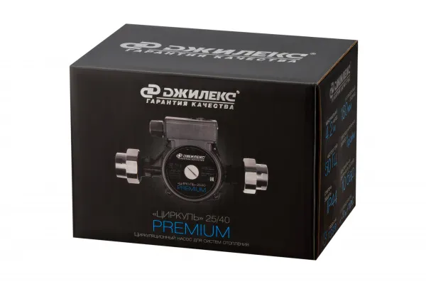 Насос циркуляционный Джилекс Циркуль Premium 25/40 Насос циркуляционный Джилекс Циркуль Premium 25/40