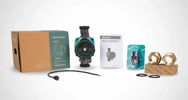 Насос циркуляционный Shinhoo MASTER S 15-6 130 1x230V Насос циркуляционный Shinhoo MASTER S 15-6 130 1x230V