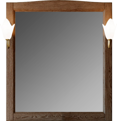 Зеркало ValenHouse Эллина 80 кальяри, основа светильника хром