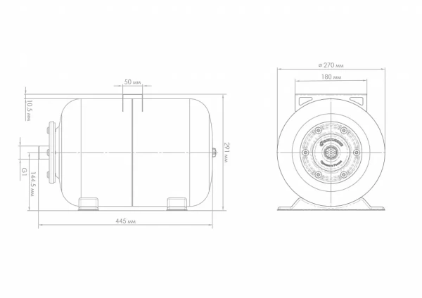 Расширительный бак для водоснабжения Г 24 Расширительный бак для водоснабжения Г 24
