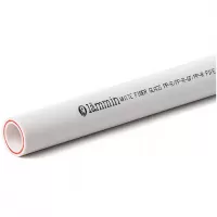 Труба полипропиленовая для отопления и водоснабжения Lammin PN20 - 20 мм (стекловолокно), стоимость за 1 м